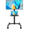BFTOU Rolling TV Stand with Wheels for 32-55Inch Screens up