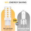 TopLeder G9 LED Bulb Warm White 3W, 3000K Non-Dimmable, 30