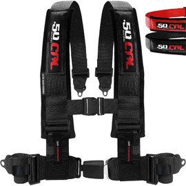 1pc Black Elite 4 Point Harness for Bucket Seat, Quick Release, 7 style harnesses Racing Harness 4 point Race Car UTV RZR sxs [6087]