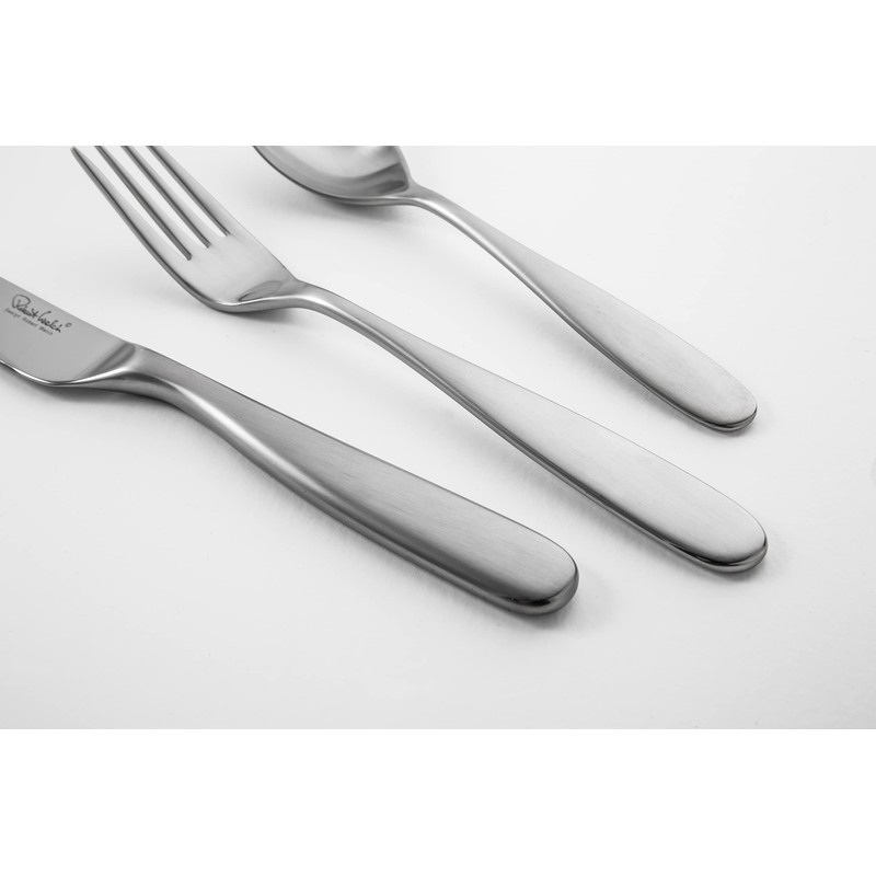Robert Welch Stanton Satin Coffee Spoons, Set of 8. Suitable