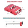 BOXmime Angle Drill Guide Jig for Straight Hole,30°/45°/90° Angled Hole.Aluminium
