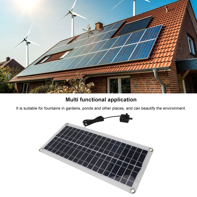 Solar Water Fountain Pump Kit Eco Friendly Energy Saving DC12V
