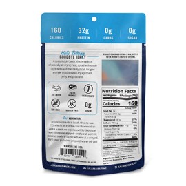 Garlic Kalahari Biltong, Air-Dried Thinly Sliced Beef, 2oz (Pack of 5), Sugar Free, Gluten Free, Keto & Paleo, High Protein Snack