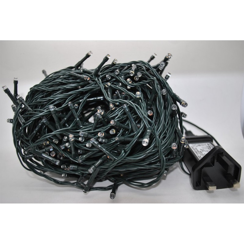 JnDee Safe Voltage 100 Bright LEDs 10M Cool White Christmas