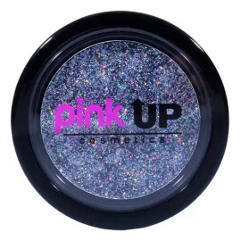 Pink Up, Glitter Compacto, Alta Adherencia, Textura Suave Sombra Hologram