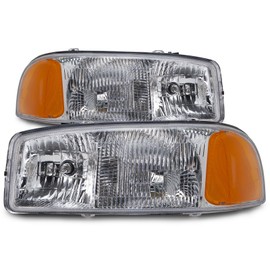 HEADLIGHTSDEPOT Halogen Headlights Compatible with Tiffin Allegro 2002-2004 Includes Left Driver and Right Passenger Side Headlamps