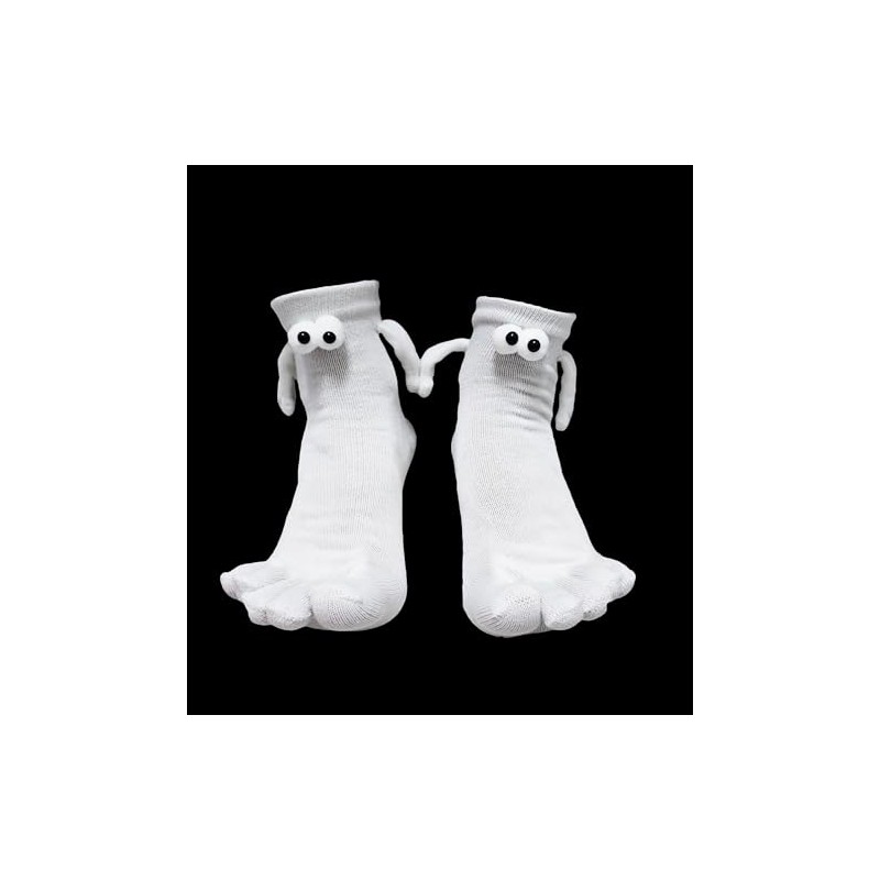 Pingyongchang Toe Socks For Women Funny Holding Hands 3d Eyes