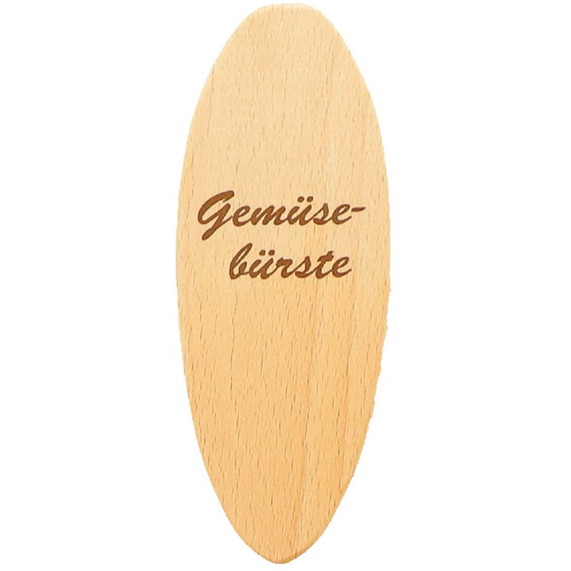 Vegetable brush, brush made of wood and Fibre