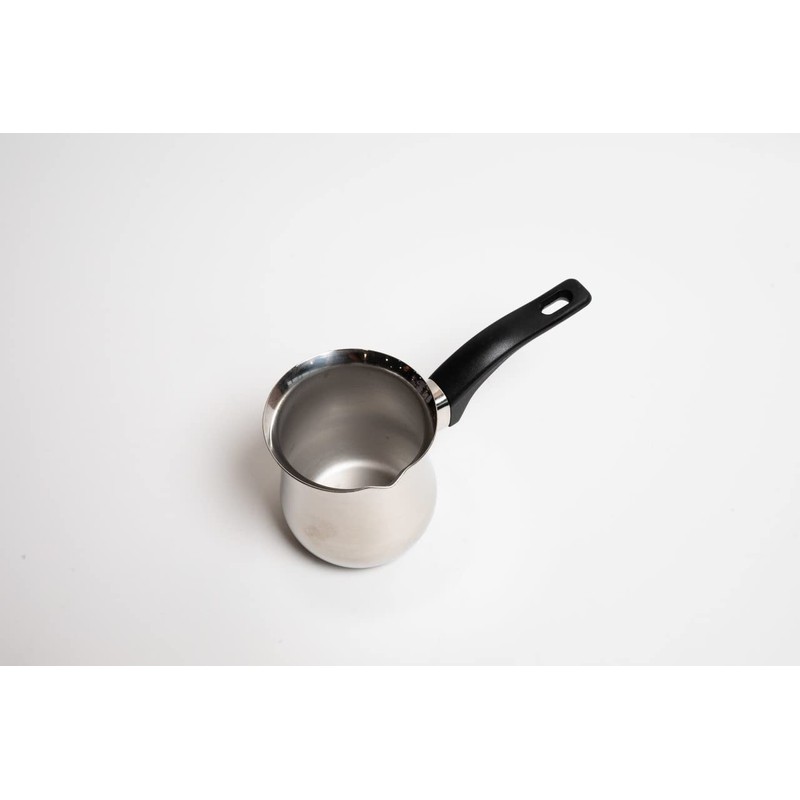Coffee Culture Stainless Steel 350Ml Turkish Coffee Pot, Silver, CC-350CP