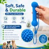 OKNIAO Dog Toys Dual-Action Teeth Cleaning Mouth Prop, Chew Toy