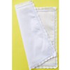 MemoryHanky Ladies Bridal Wedding Crochet Lace Handkerchiefs 60s Cotton Hankies