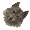 3D Animal Head Statue Resin Wall Decor Realistic Wildlife Sculpture