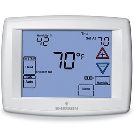 Emerson 1F95-1291 7-Day Touchscreen Thermostat with Humidity Control
