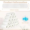 Pack of 20 Bra Sweat Pads, Layered Washable Rectangular Cotton