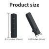 15PCS Aglets for Shoelaces 4x23mm Matt Black Metal Shoe Lace