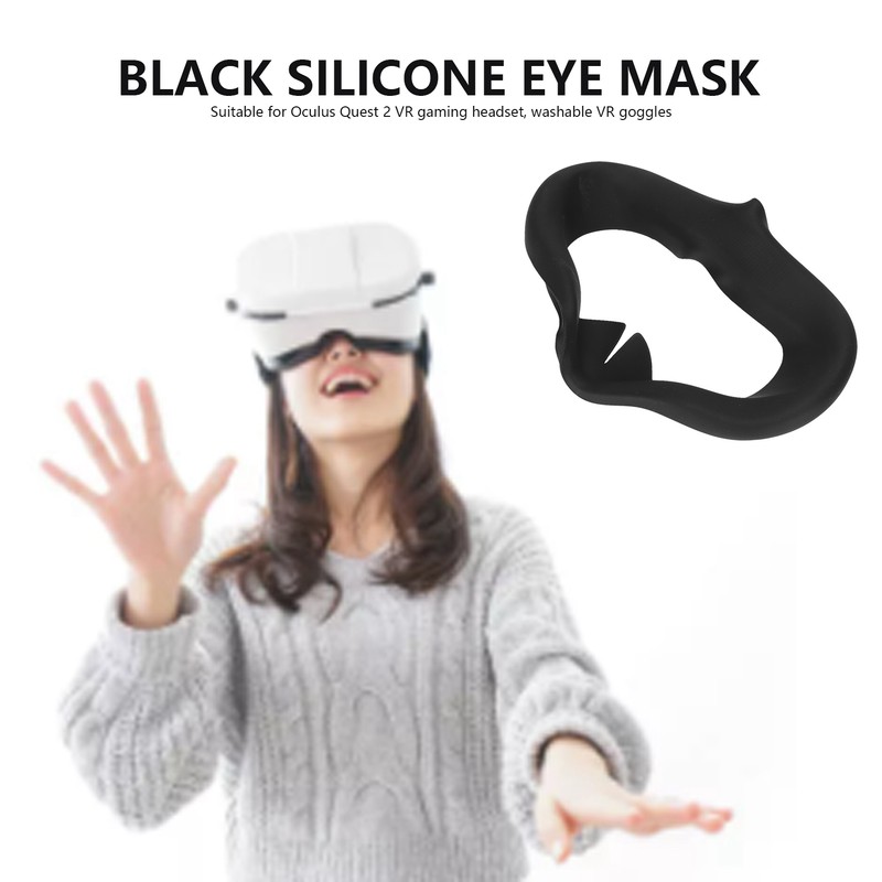 VR Glasses Silicone Eye Mask New Breathable Sweatproof Shading Silicone