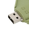 USB Flash Drive Green Cartoon Fighter Doll Portable Storage Memory