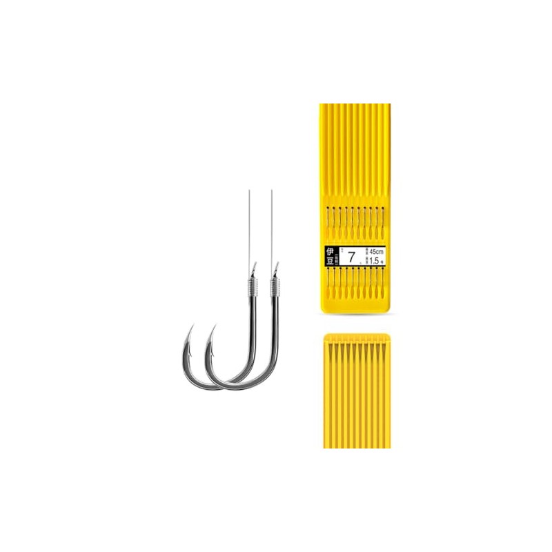 FOLANDO 10 PCS Curve Shank Carp Hooks, Fishing Hair Rigs