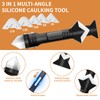 23-Piece Caulking Tool Kit – 3-in-1 Silicone Caulk Remover, Grout