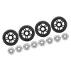 4Pcs Luggage Swivel Wheels Low Noise Sturdy Lightweight Heat Insulation