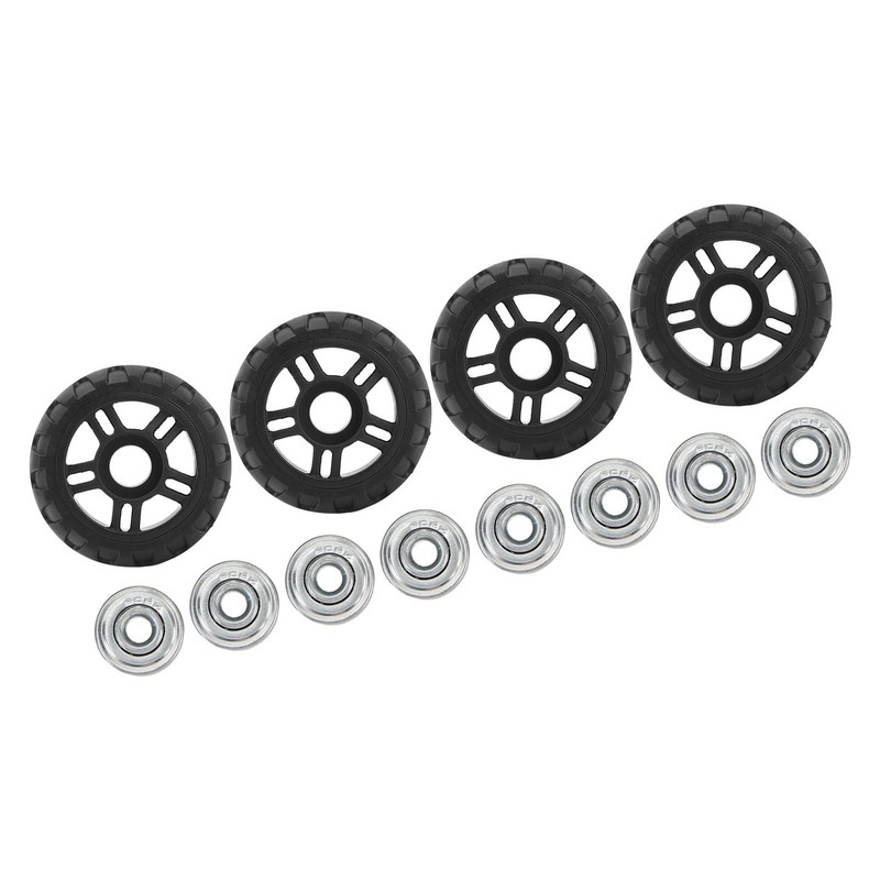 4Pcs Luggage Swivel Wheels Low Noise Sturdy Lightweight Heat Insulation