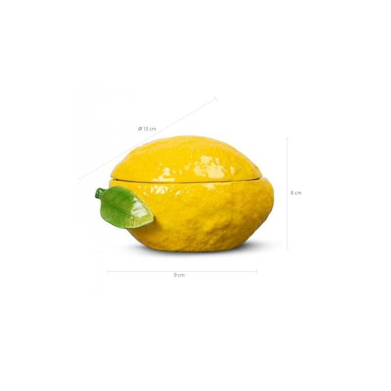 ByOn Lemon 5228624410 - Ciotola con coperchio a forma di