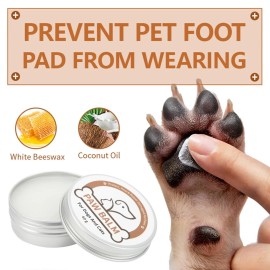 Unbranded Pet Paw Balm for Dogs Paw Nose Balm Paw Moisturizer for Dry Cracked Paws 60 gms - Set of 1 Jar (60 gms)