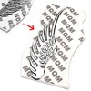 SKS Distribution® 3D Chrome Stainless Steel Wings Car Emblem Decal