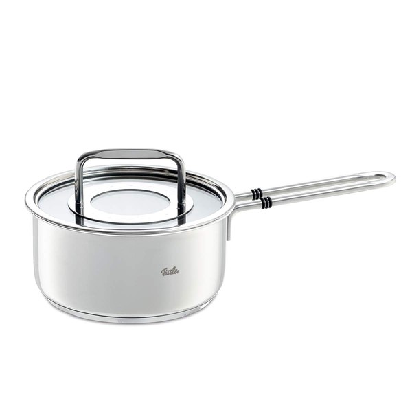 Fisler 086-152-16-000 Single Handled Pot, 6.3 inches (16 cm), Sauce Pan, Bon, Induction Compatible, Lid Included, Gas Flame and Induction Compatible, Made in Germany, Stainless Steel