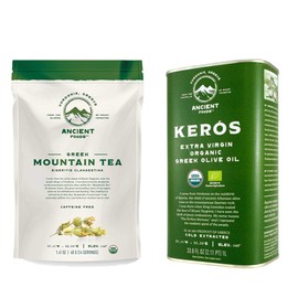 Ancient Foods Ancient Foods Keros Extra Virgin Oil and Fresh Mountain Tea Collection - Perfect for enhancing vegetables and hearty dishes - New Harvest for 2025