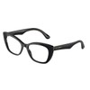 Dolce & Gabbana Eyeglasses DG 3360 3246 Black/Transparent Grey