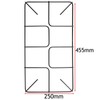SPARES2GO Flat Gas Hob Pan Support Grid for Indesit Oven