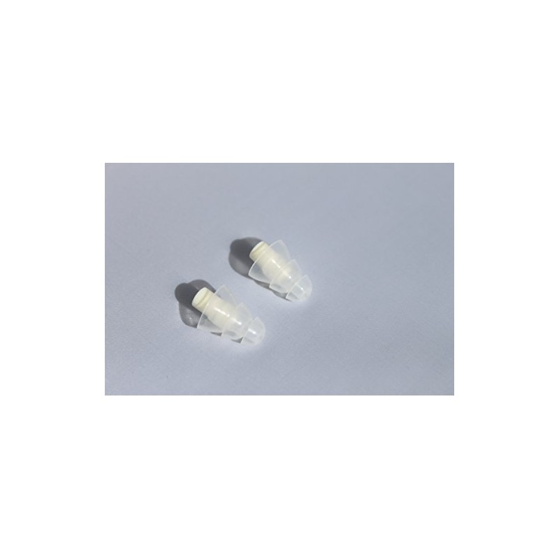 SpentShells® Filtered Ear Plugs White/Clear Ear Plugs Reusable Soft Silicone