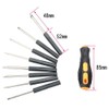 TOOLSTAR Mini Multifunction Interchangable Screwdriver Set, 8 in 1 Repair