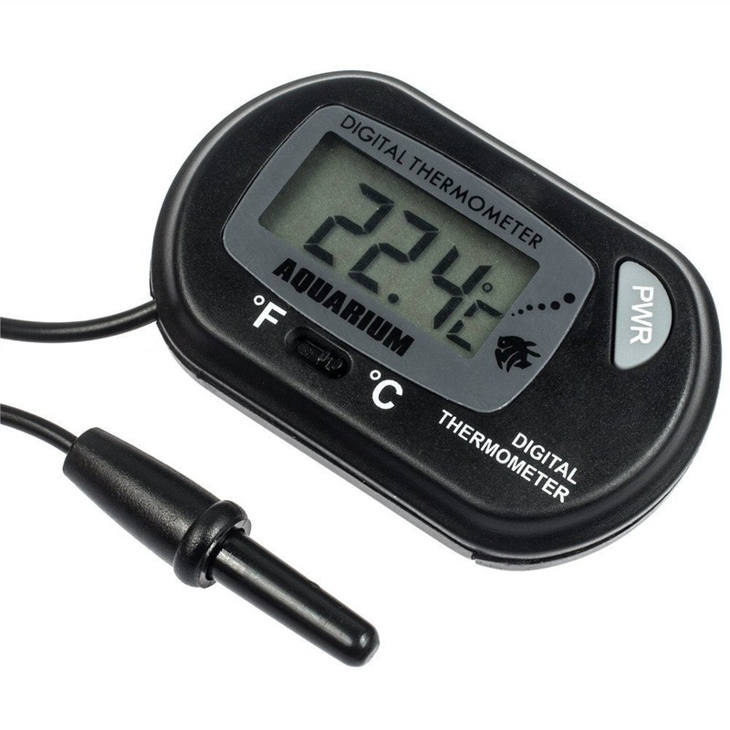 Zacro LCD Thermometer to Water Digital for Terrarium, Aquarium and