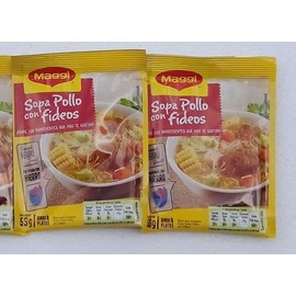Sopa Pollo Con Fideos 55g Pack of 2, Nicaragua