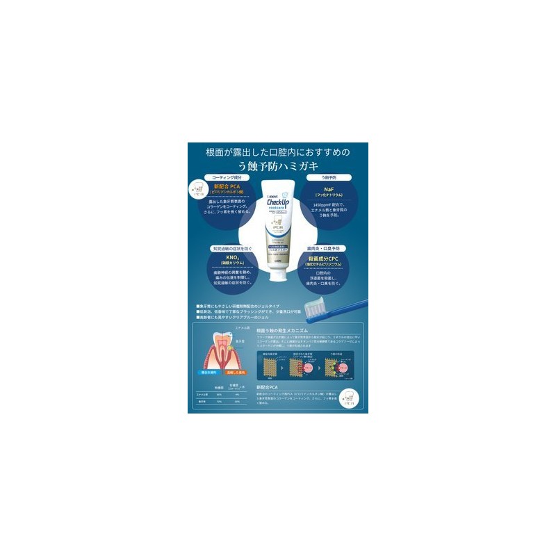 Lion Check-Up Rootcare Toothpaste, 3.2 oz (90 g), 1,450 ppm