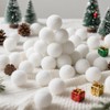 120 PCS Christmas Fake Snow Balls, 2 Inch Soft Snowball