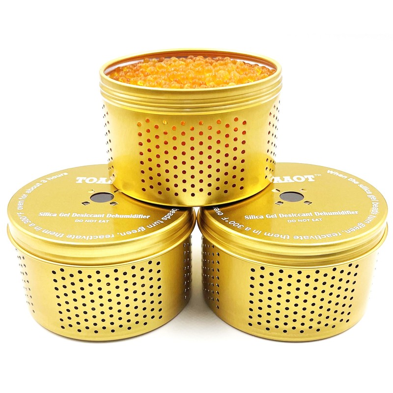 Gun Safe Dehumidifier, Moisture Absorbers, TOAAOT 200g Silica Gel Canister