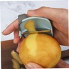 Vaguelly 3Pcs Thumb Peeler Ergonomic Kitchen Gadgets for Effortless Fruit