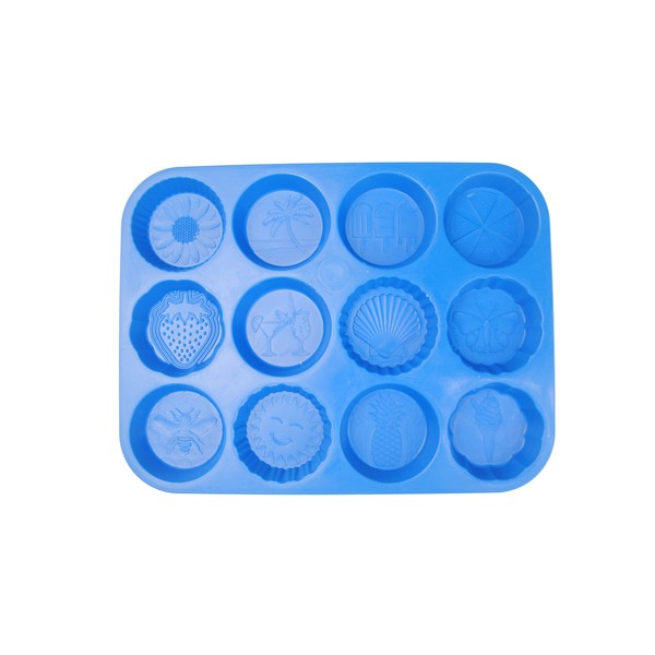 Proops Wax Melt Tart Tray Mould with a Summer Theme,