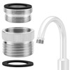 Faucet to Garden Hose Adapter - 3/4" GHT Thread Brass