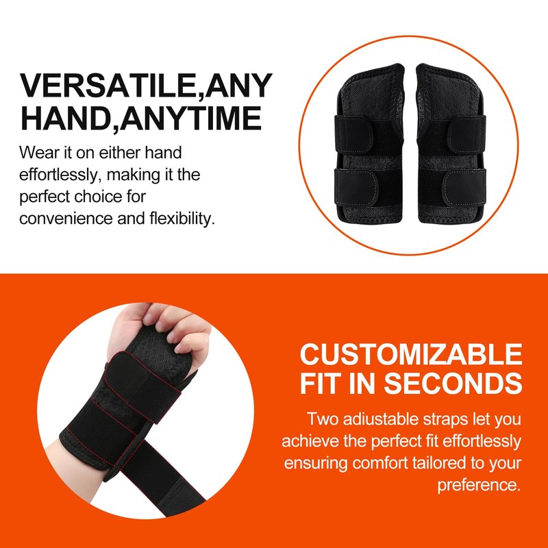 Carpal Tunnel Wrist Brace Night Support Day & Night,H HOME-MART