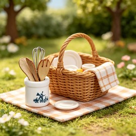 Miniature Kitchen Utensils Set, 1:12 Scale, Decoration Accessories