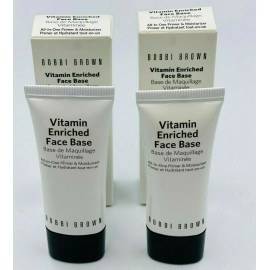 Bobbi Brown Vitamin Enriched Face Base 15ml 0.5oz each LOT OF 2 pcs 1 oz/ 30ML