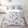 Feelyou Western Comforter & Sheets Set - Full Size, White