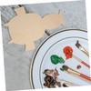 jojofuny 5pcs Wooden Portrait Clay Board Creative DIY Art Board
