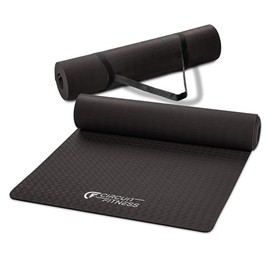 Circuit Fitness by Marcy - Esterillas antideslizantes multiusos para ejercicios y yoga con correa de transporte, multigrosor, opciones multicolor     