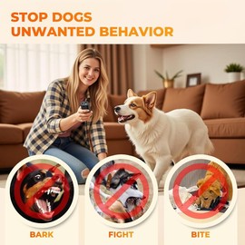 Anti Barking Device for Dogs, Handheld Bark Control Device, Mini Sound Bark Stopper, Powerful Dog Barking Deterrent Devices with LED, Stop Dog Barking Device Indoor Outdoor for Dogs