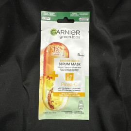 Garnier Pinea-C Brightening Serum Mask 5 Minute Sheet Mask with Vitamin C + Pineapple